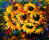 Без бренда «Собранный букет подсолнухов» в Костроме