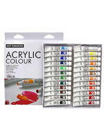 Без бренда «Коробка 24 шт.: Акриловые краски «Две картинки» 24 шт. по 12 мл, проф. пигмент» в Костроме