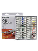 Без бренда «Коробка 24 шт.: Масляные краски «Две картинки» 24 шт. по 12 мл, проф. пигмент» в Костроме