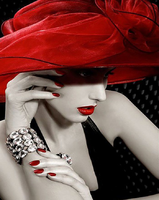 Без бренда «Коробка 20 шт: Девушка с красной шляпой» в Костроме