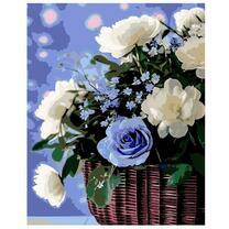 Букет роз в корзине