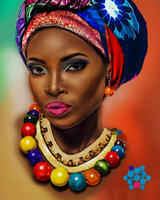 Без бренда «Портрет яркой женщины» в Костроме в интернет-магазине  Без бренда «Портрет яркой женщины» в Костроме