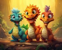 Без бренда «Милые и веселые дракончики» в Костроме