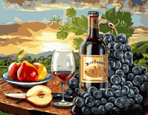 Красное вино и груши