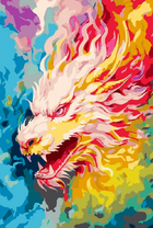 Без бренда «Разноцветный огненный дракон» в Костроме