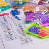 Алмазная мозаика 40x50 M45_ZX11044 Медвежонок с мамой и орлан в осенних горах за 1250 руб. в интернет-магазине Алмазная мозаика 40x50 Медвежонок с мамой и орлан в осенних горах