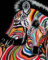 Разноцветные зебры