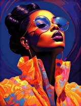 Без бренда «Темнокожая девушка в ярком плаще» в Костроме