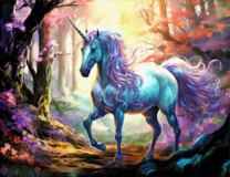 Без бренда «Единорог в фэнтезийном лесу» в Костроме в интернет-магазине  Без бренда «Единорог в фэнтезийном лесу» в Костроме