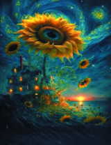 Без бренда «Фэнтези сюжет с подсолнухом» в Костроме в интернет-магазине  Без бренда «Фэнтези сюжет с подсолнухом» в Костроме