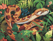 Без бренда «Маисовый полоз в зеленой листве» в Костроме