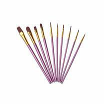 Без бренда «Кисти для рисования набор (10 шт) сиреневые» в Костроме